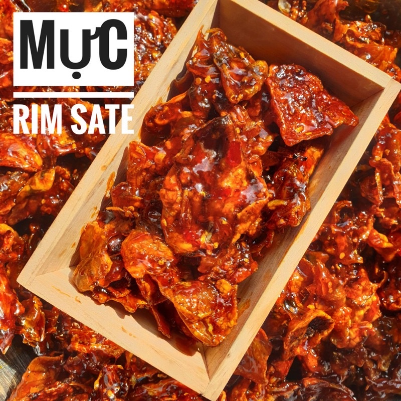 MỰC RIM SATÊ NGUYÊN CON LON 300gr